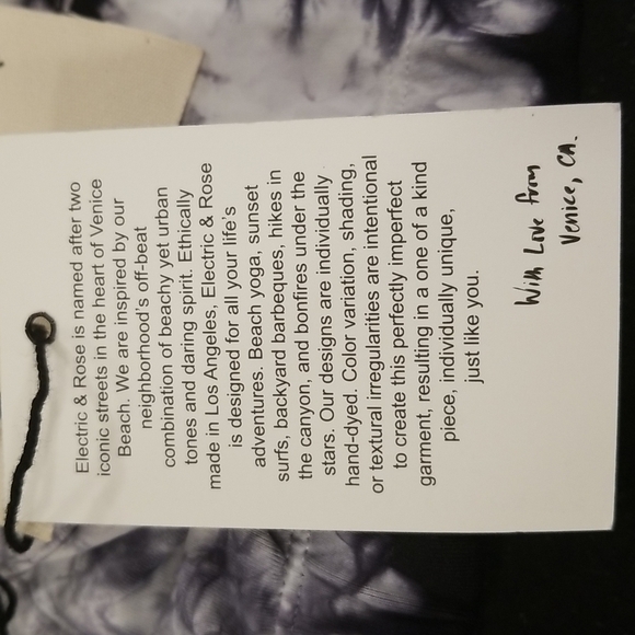 💕ELECTRIC & ROSE💕 Wynnie Bra ~ Epic Wash Onyx Cloud Thunderstrike Small S NWT - Picture 13 of 14